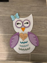 Load image into Gallery viewer, Valentines Standing Owl Kit File SVG, Glowforge