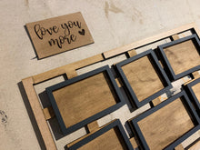 Load image into Gallery viewer, Modern Wall Frame With Interchangeable Quote Insert File SVG, Glowforge picture photo