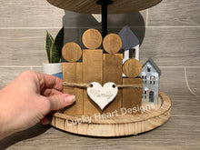 Load image into Gallery viewer, Family Block Figures for Tiered Trays file SVG, Glowforge