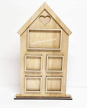 Load image into Gallery viewer, Standing House Picture Frame File SVG, Glowforge Home photo