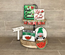 Load image into Gallery viewer, Watermelon Tiered Tray File, SVG, Glowforge Tier Tray Summer