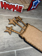 Load image into Gallery viewer, Patriotic Tiered Tray File SVG, Glowforge 4th of July Tier Tray, Lucky Heart Designs