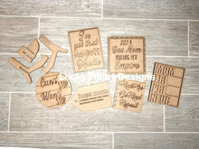 Load image into Gallery viewer, Momboss Tiered Tray File SVG, Glowforge, Tier Tray Mom Boss