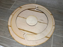 Load image into Gallery viewer, Shiplap Round Board File SVG, Glowforge, Lucky Heart Designs