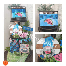 Load image into Gallery viewer, Watermelon Tiered Tray File, SVG, Glowforge Tier Tray Summer