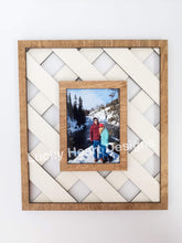 Load image into Gallery viewer, Lattice Sign Trio File SVG, Glowforge Picture Frame