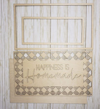 Load image into Gallery viewer, Plaid Sign Trio File SVG, Glowforge picture frame