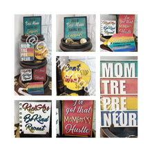 Load image into Gallery viewer, Momboss Tiered Tray File SVG, Glowforge, Tier Tray Mom Boss