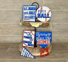 Load image into Gallery viewer, Baseball Tiered Tray File SVG, Glowforge Tier Tray