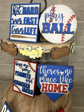 Load image into Gallery viewer, Baseball Tiered Tray File SVG, Glowforge Tier Tray
