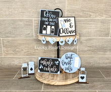 Load image into Gallery viewer, Essential Oils Tiered Tray File SVG, Glowforge Tier Tray