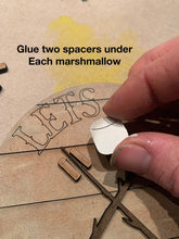 Load image into Gallery viewer, S'mores Tiered Tray File SVG, Glowforge Camping Tier Tray