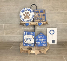 Load image into Gallery viewer, Dog Tiered Tray File SVG, Glowforge Tier Tray, Pet File, LuckyHeartDesignsCo