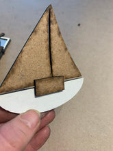 Load image into Gallery viewer, Lake House Tiered Tray File SVG, Glowforge Tier Tray