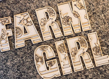 Load image into Gallery viewer, Floral Butterfly Alphabet File SVG, Glowforge Flowers