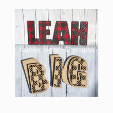 Load image into Gallery viewer, Alphabet Bundle, Stripe, Zigzag, Floral, Plaid, File SVG, Glowforge
