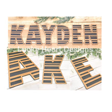 Load image into Gallery viewer, Alphabet Bundle, Stripe, Zigzag, Floral, Plaid, File SVG, Glowforge