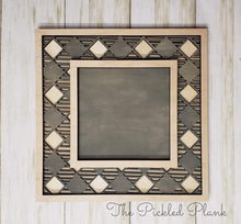 Load image into Gallery viewer, Plaid Sign Trio File SVG, Glowforge picture frame