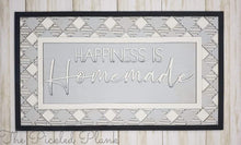 Load image into Gallery viewer, Plaid Sign Trio File SVG, Glowforge picture frame