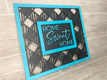 Load image into Gallery viewer, Plaid Sign Trio File SVG, Glowforge picture frame