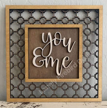 Load image into Gallery viewer, Decorative Sign Trio File SVG, Glowforge picture frame