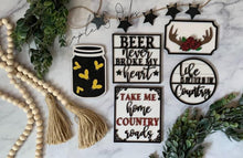 Load image into Gallery viewer, Country Tiered Tray File SVG, Glowforge Tier Tray