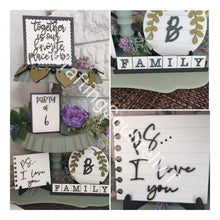 Load image into Gallery viewer, Family Tiered Tray file SVG