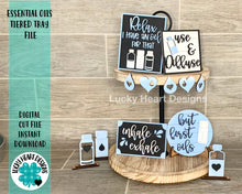 Load image into Gallery viewer, Essential Oils Tiered Tray File SVG, Glowforge Tier Tray