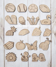 Load image into Gallery viewer, Extra Shapes for the Interchangeable Tiered Tray Truck File SVG, Glowforge Laser, LuckyHeartDesignsCo