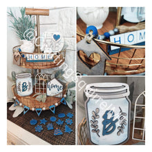 Load image into Gallery viewer, Home Tiered Tray File SVG