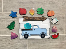 Load image into Gallery viewer, Interchangeable Truck For Tiered Truck File SVG, Glowforge Laser, Seasonal Shapes, LuckyHeartDesignsCo