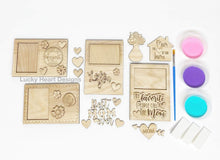 Load image into Gallery viewer, Mother's Day Frames DIY Craft Kit File SVG, Glowforge Laser, LuckyHeartDesignsCo