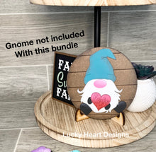 Load image into Gallery viewer, Extra Add On Shapes For Gnome Tray Sized Interchangeable File SVG, Glowforge Laser, LuckyHeartDesignsCo