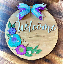 Load image into Gallery viewer, Succulent Floral Round File SVG, Glowforge Laser, LuckyHeartDesignsCo