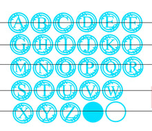 Load image into Gallery viewer, Wreath Initial File SVG, Monogram Letter, Glowforge Laser, LuckyHeartDesignsCo