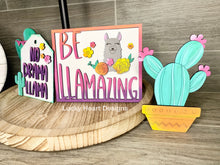 Load image into Gallery viewer, Llama Tiered Tray File SVG, Glowforge Laser, LuckyHeartDesignsCo