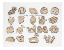 Load image into Gallery viewer, Extra Shapes for the 15" Interchangeable Truck File SVG, Glowforge Laser, LuckyHeartDesignsCo