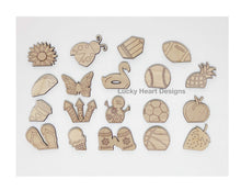 Load image into Gallery viewer, Extra Shapes for the Interchangeable Tiered Tray Truck File SVG, Glowforge Laser, LuckyHeartDesignsCo