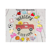 Load image into Gallery viewer, Extra Shapes for the 15" Interchangeable Truck File SVG, Glowforge Laser, LuckyHeartDesignsCo