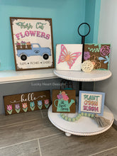 Load image into Gallery viewer, Spring Wall Collage File SVG, Glowforge Sign, LuckyHeartDesignsCo