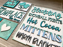 Load image into Gallery viewer, Winter Wall Collage File SVG, Glowforge Sign File Laser, LuckyHeartDesignsCo