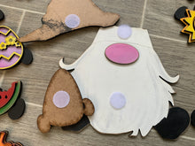 Load image into Gallery viewer, Standing Interchangeable Gnome File SVG, Glowforge Home Sign, LuckyHeartDesignsCo