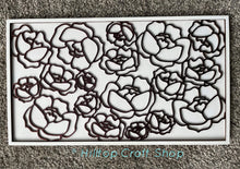 Load image into Gallery viewer, Floral Peony Background File SVG, Glowforge Laser, Flower Sign, LuckyHeartDesignsCo