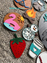 Load image into Gallery viewer, Interchangeable Welcome To Our Home Round File SVG, Glowforge Laser, LuckyHeartDesignsCo