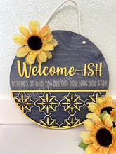 Load image into Gallery viewer, Patterned Door Hanger Bundle File SVG, Glowforge Sign, LuckyHeartDesignsCo