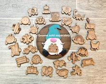 Load image into Gallery viewer, More Extra Shapes for the Tiered Tray Gnome Interchangeable File SVG, Glowforge, LuckyHeartDesignsCo