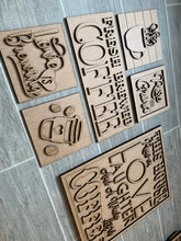 Load image into Gallery viewer, Coffee Wall Collage File SVG, Sign Glowforge Laser, LuckyHeartDesignsCo