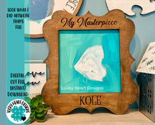 Load image into Gallery viewer, Look What I Did Artwork Frame File, Masterpiece Glowforge, LuckyHeartDesignsCo