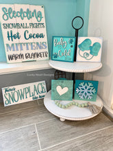 Load image into Gallery viewer, Winter Wall Collage File SVG, Glowforge Sign File Laser, LuckyHeartDesignsCo