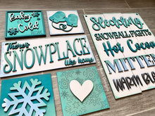Load image into Gallery viewer, Winter Wall Collage File SVG, Glowforge Sign File Laser, LuckyHeartDesignsCo